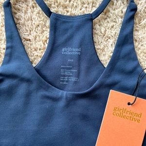 Girlfriend Collective XXS Midnight Cleo Halter Bra